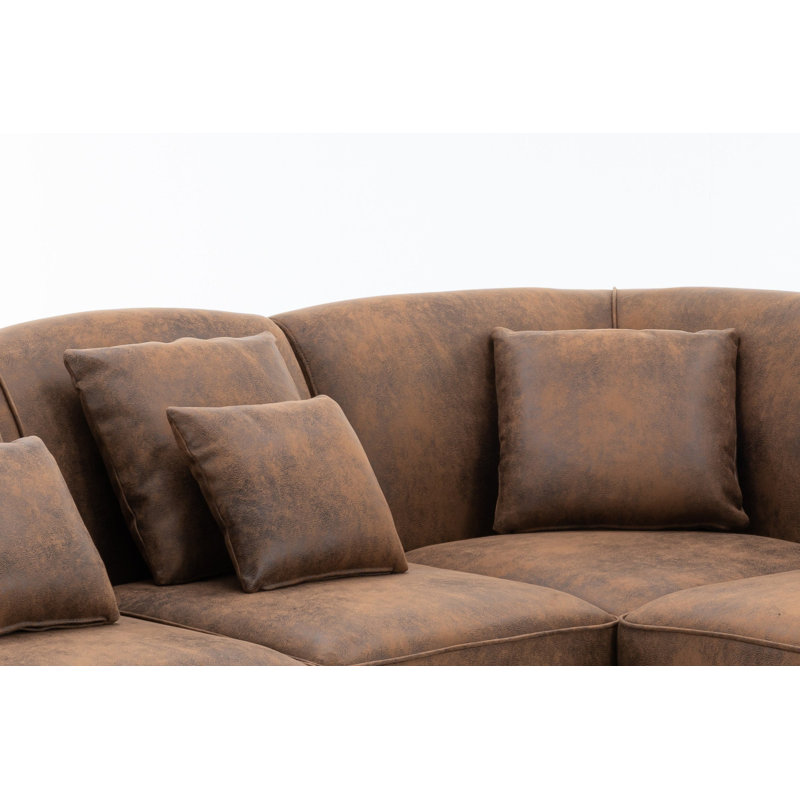 Modular Corner Sofa 2C3/3C2, Brown