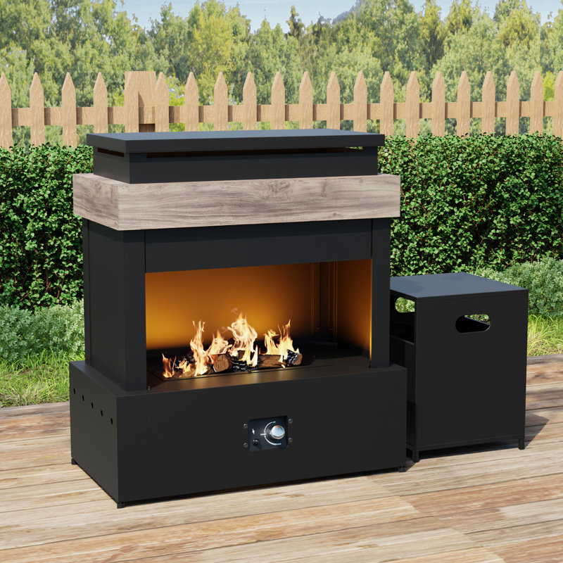 Ember 50000-BTU Outdoor Propane Fireplace