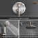Retro Wall Mount 2 Function Rainfall Shower System with 3 Setting Handheld, Rough-In Valve and Diverter