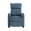 Fauteuil inclinable moderne à dossier en velours côtelé moelleux et confortable en bois massif 1pc-558174042