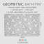 Emery Geometric Non Slip Bath Mat-42349773