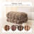 Ruched Faux Fur Throw Blanket with Reversible Design and Silky Soft Texture-108535332-108535335