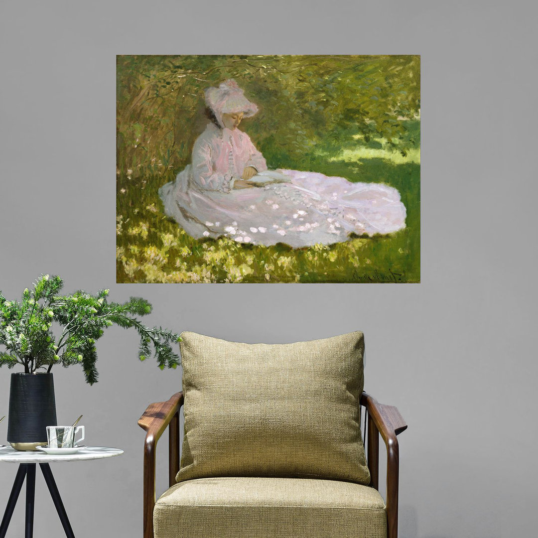 Kunstdruck Springtime von Claude Monet