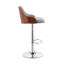 Chaise de bar pivotante en similicuir et fer Aurick-7106604-7106601-104175488