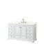 Ensemble de meuble-lavabo simple autoportant 48 po avec plateau en quartz Deborah-92725354-92725355-98115306