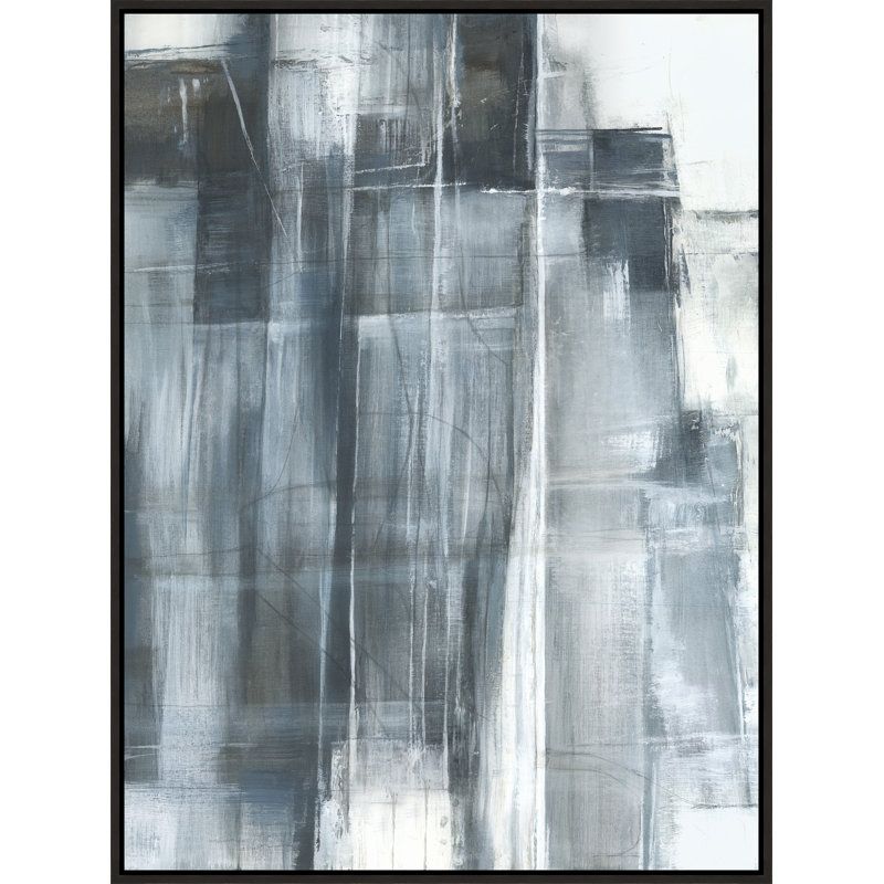 «Paint It Black» par Jacob Lincoln, art mural encadré, Image au gel brossé