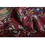 Tapis oriental art déco à motif végétal 6 x 9