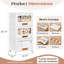 Bacs de rangement avec couvercle 79 pte, bacs de rangement pliables à 3 niveaux avec tiroirs et roulettes, 3 boîtes de rangement en plastique empilables avec panneau avant transparent, boîtes de rangement à roulettes pliantes, organisateurs de placard et rangement pour le salon de la chambre à coucher, cuisine, bureau