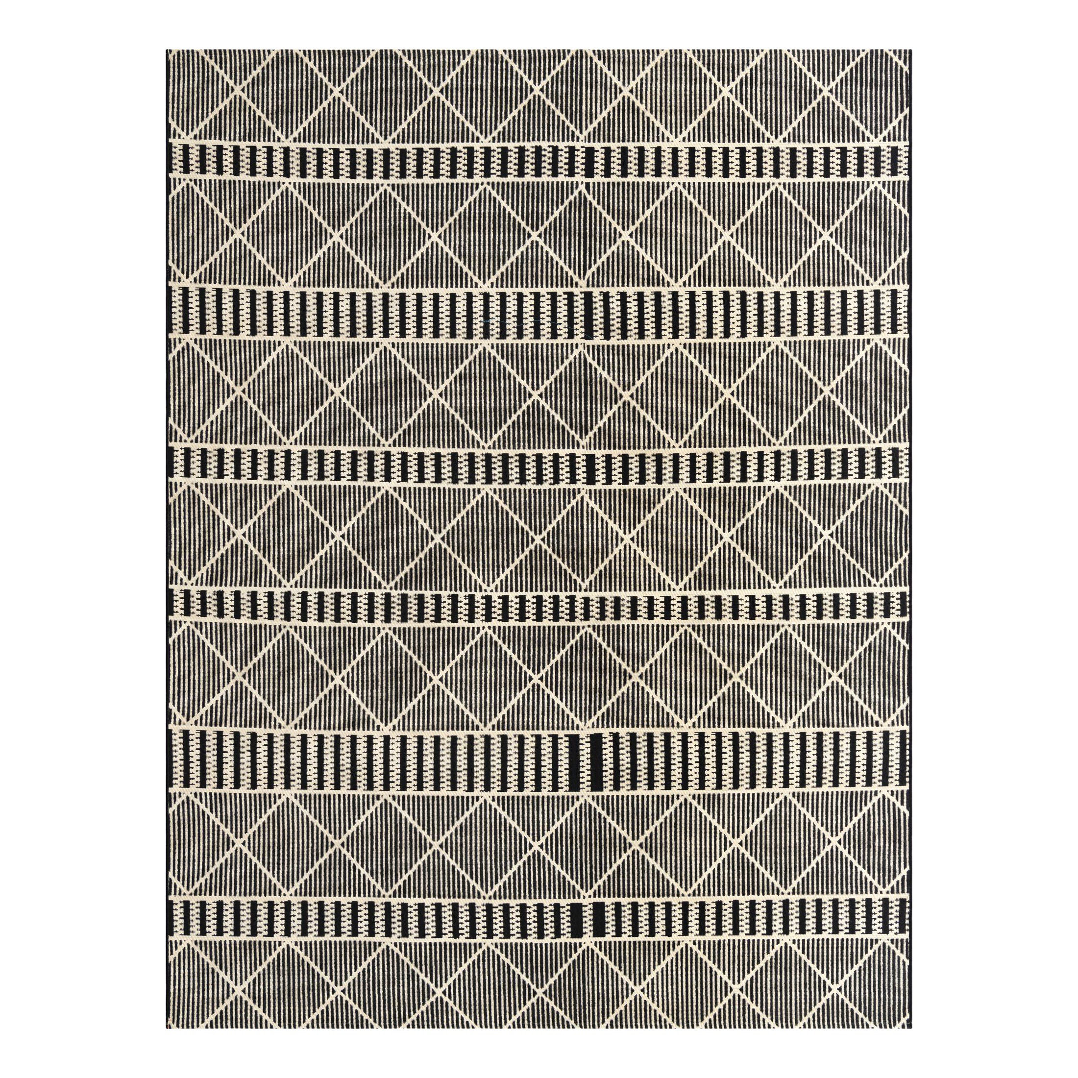 Kendall Geometric Indoor / Outdoor Tan Area Rug Mistana Rug Size: Rectangle 4' x 6