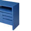 Buffet U_Style 60 po à 3 portes avec 3 tiroirs - Buffet moderne en placage de frêne massif, tablette semi-ouverte et découpe semi-circulaire centrale dans le panneau arrière, grande armoire de rangement pour le salon, le couloir et la salle à manger-1030937774