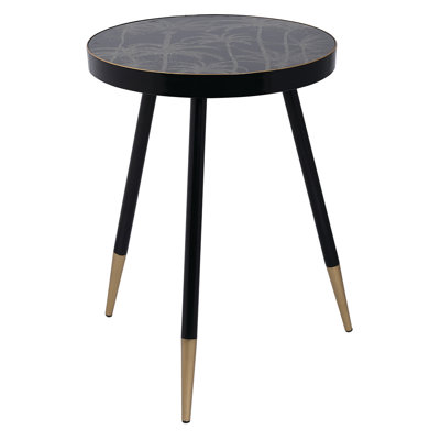 Glass Top End Table