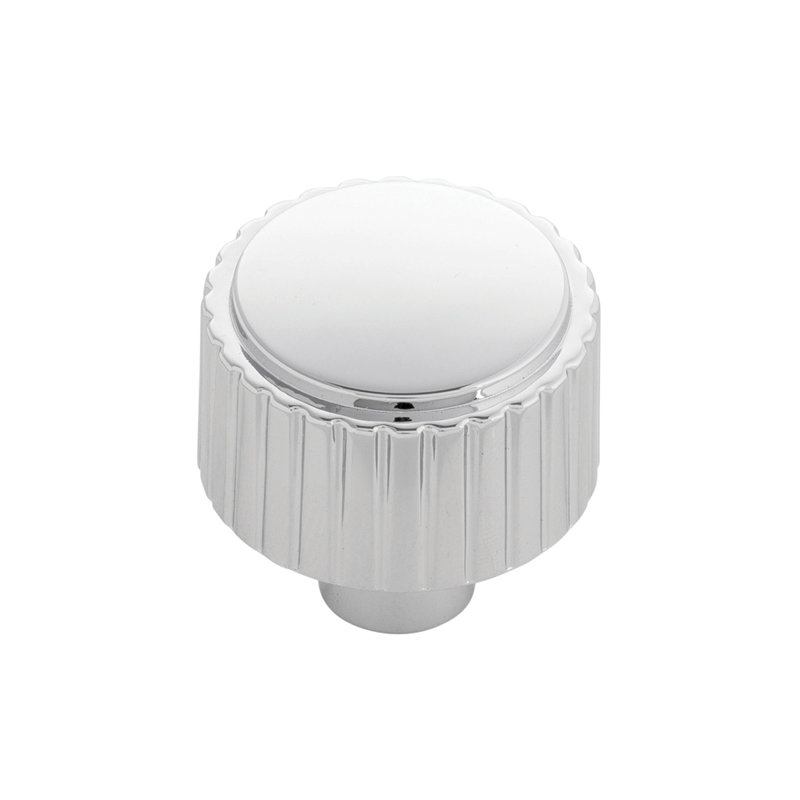 Poignée cylindrique Sinclaire de 1 1/4 po de diamètre, Chrome