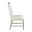Ensemble de salle à manger moderne 5 pièces gris clair avec table ronde et 4 chaises d'appoint