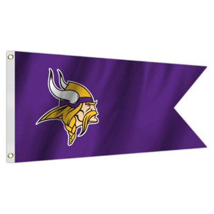 Double Sided 12'' H x 18'' W Nylon House Flag