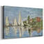 Claude Monet, "Regatta at Argenteuil" - Art mural sur toile tendue de qualité musée-435599022