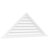 Triangle Surface Mount Functional Brickmould Sill Frame PVC Gable Vent 11/12 Pitch-43316127