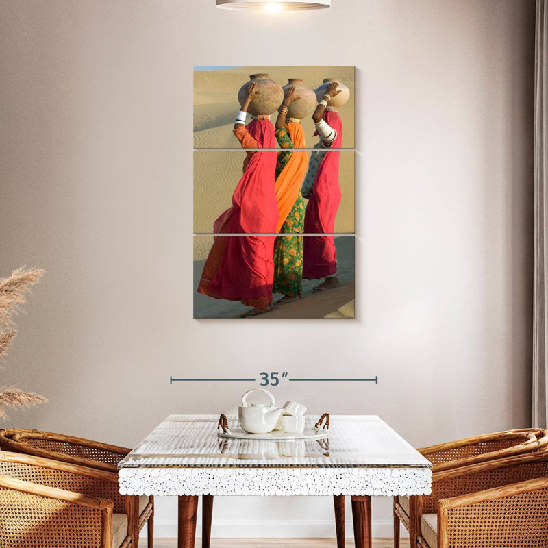 Desert Water Women, 45" H x 28" W