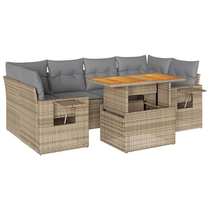  Garden Sofa Set Beige