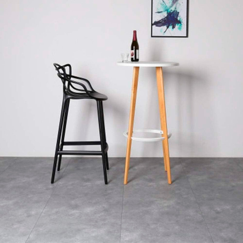 Tabouret Alldredge, Noir, Tabouret de bar (siège d’une hauteur de 30 po)