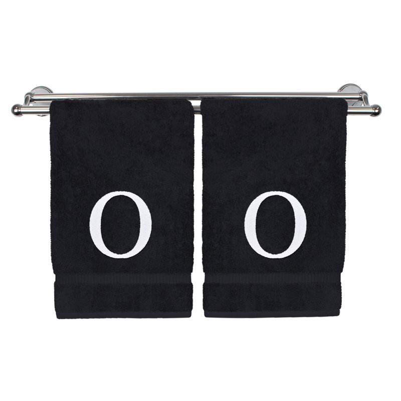 Cydny Hand Towel, Black/White, O