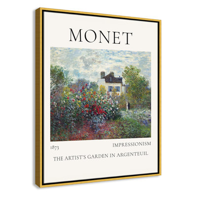 Old Masters Collection "Artists Garden in Argenteuil" Print