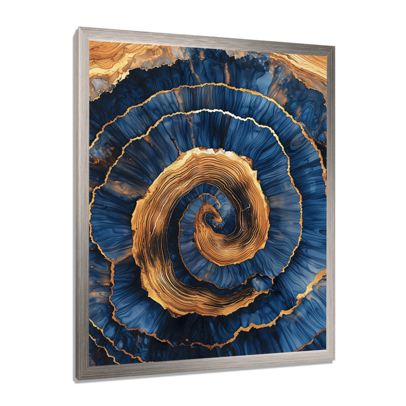 Graecyn - impressions sur toile de ferme, Argent argent, H 44 po x l 34 po, Avec cadre