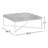 Osa Leather Ottoman - Brown-1090025363