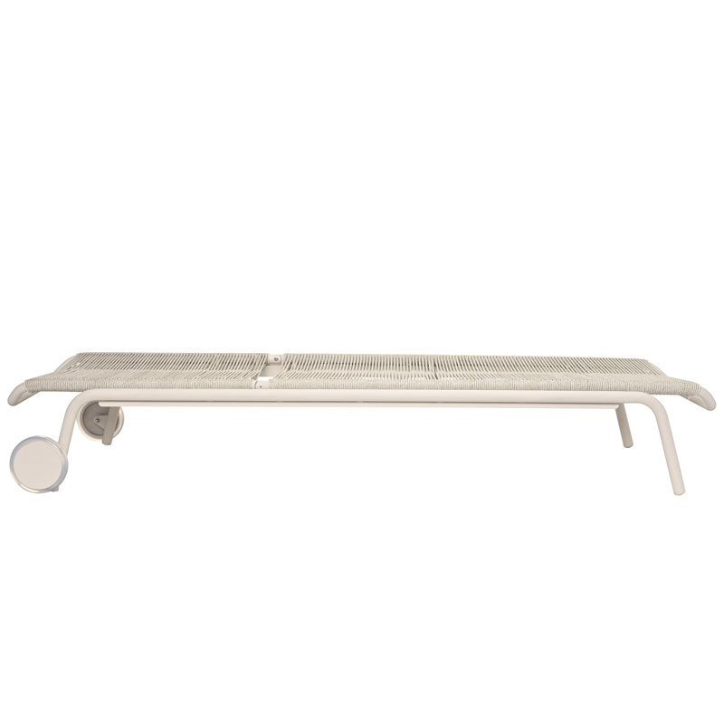 Kodo Outdoor Chaise Lounge, Dune White