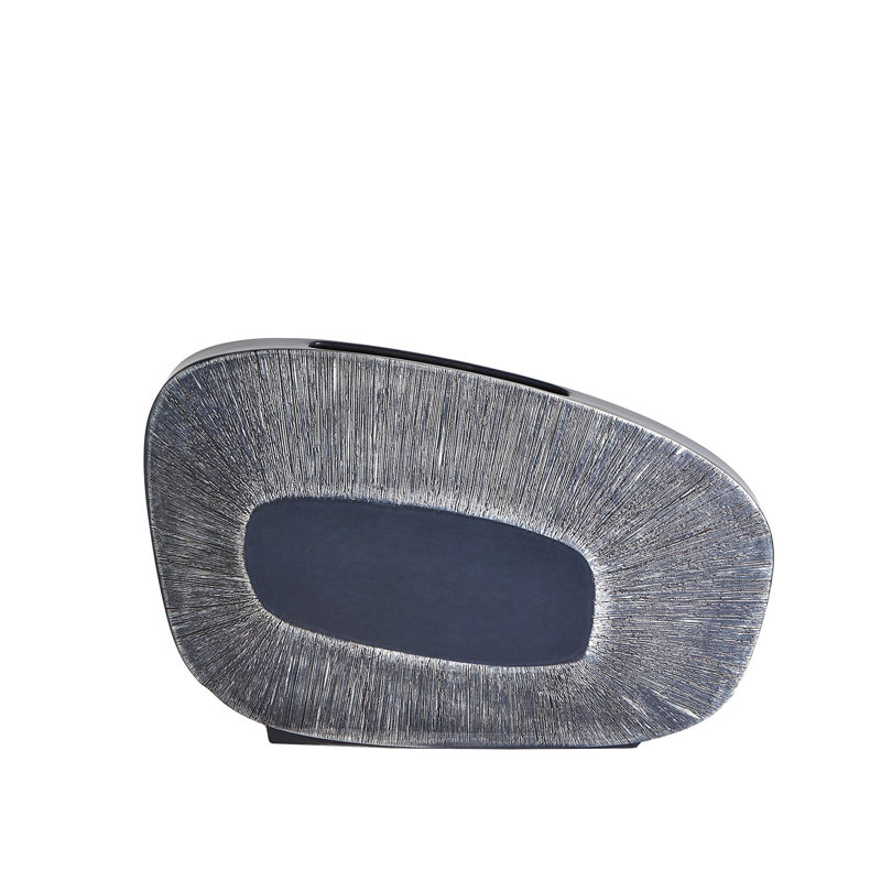 Handmade Ceramic Table Vase, Blue