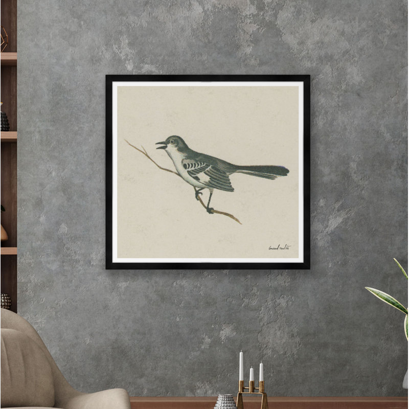 Mockingbird - reproduction de cadre photo, Cadre noir
