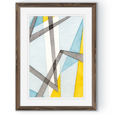 « convergeing angles ii » par paul cezanne-image-cadre de dessin