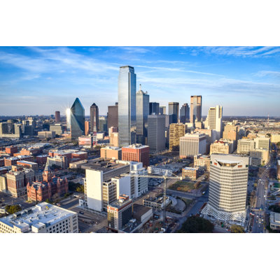 «Deserea Skyline Of Downtown Dallas» sur toile