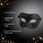 Black Masquerade Mask, Plastic Venetian Half‑Face Mask