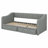 Sleek Upholstered Daybed Frame with Two Storage Drawers