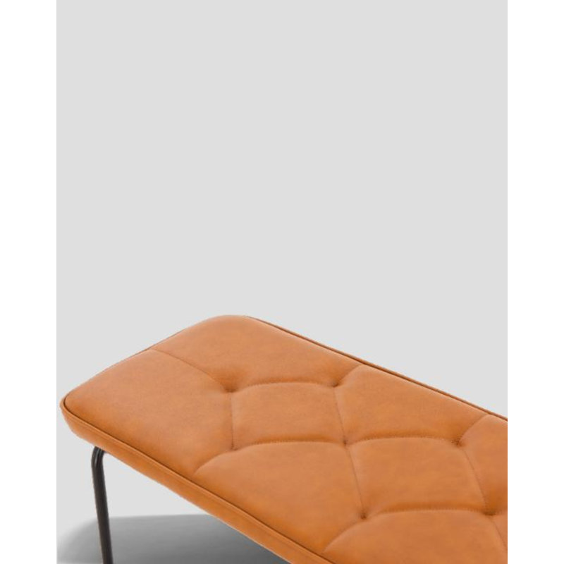 Banc en similicuir Carlotta