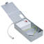 10 watts à DEL, coupe-feu à fil plat, 4 pouces, fil direct, coupe-feu, forme ronde, finition blanche, sélectionnable, 120 volts, intensité variable