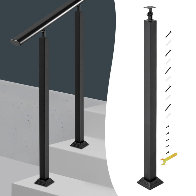1pc Stair Balusters Post (handrails not included), 35.43" H x 3.15" W x 3.15" D