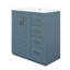Meuble-lavabo de 30 po avec lavabo en céramique, armoire de rangement moderne à 3 tiroirs et 2 portes, meuble-lavabo autoportant, fermeture en douceur-1077437597