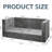 Non-Toxic Kids Modular Play Couch, 12-Piece Convertible Foam Sofa with Removable Covers, Safe Playroom Floor Cushion for Toddlers and Children-1428880549-1428880554