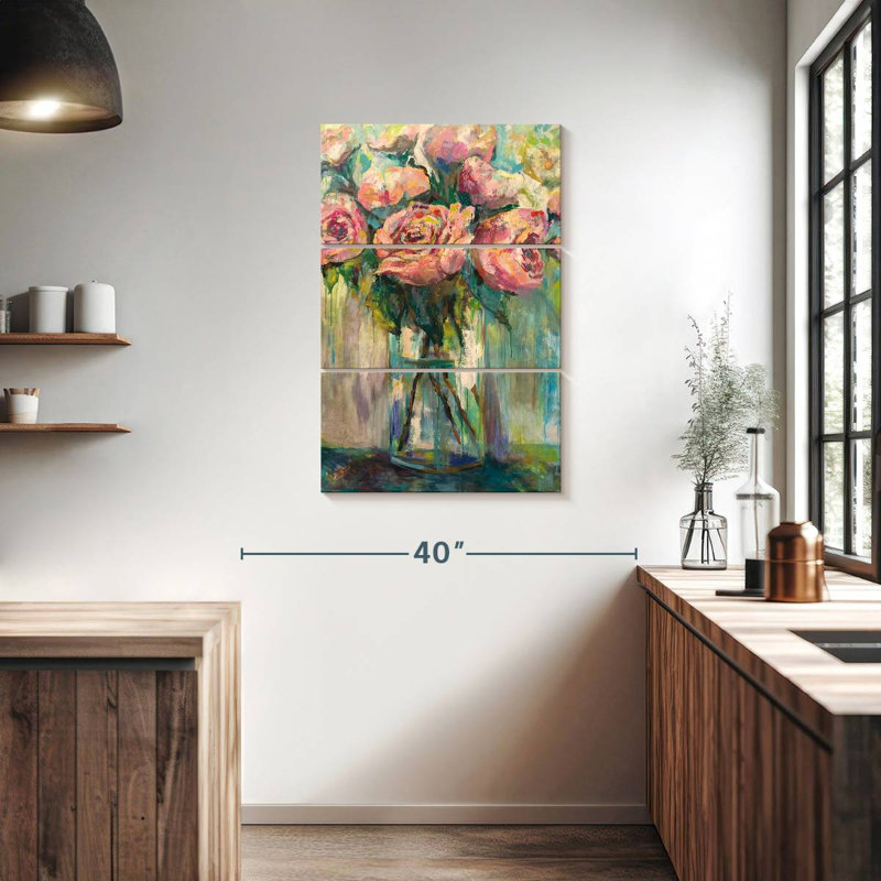 Harnek Peony Play, 38" H x 24" W