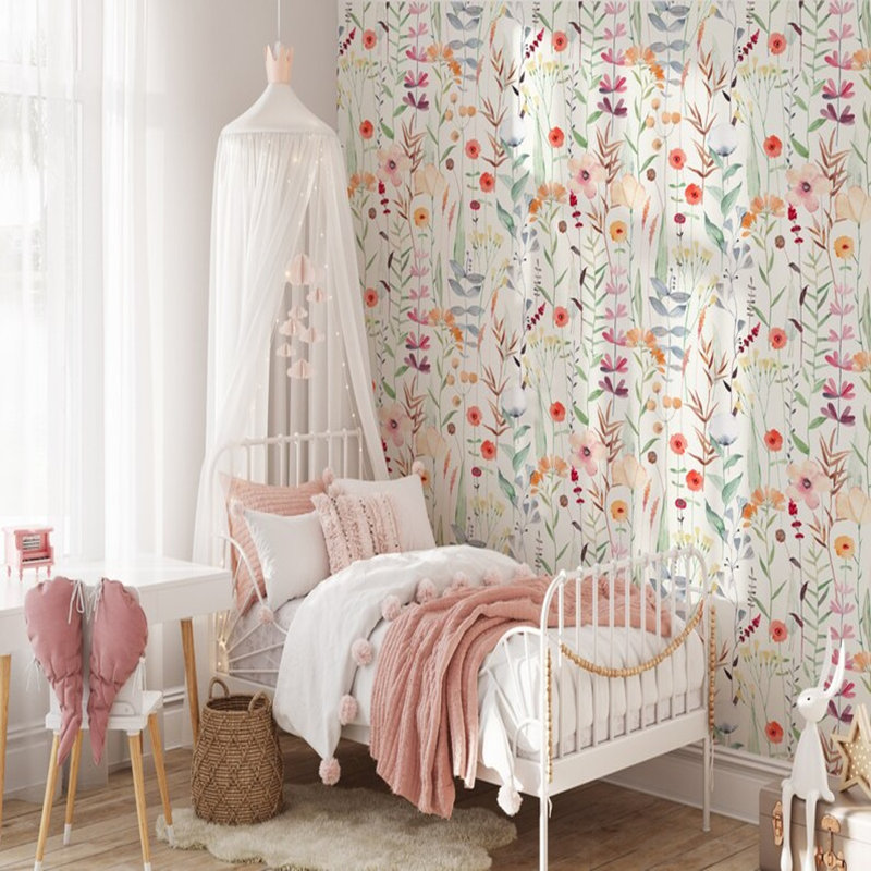 Fantaisie aquarelle, L 105,96 po x l 138 po