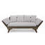 Lauire 65'' Wide Straight Acacia Patio Daybed with Cushions-70771815