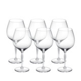 100 Points Handmade Crystal Red Wine Glass