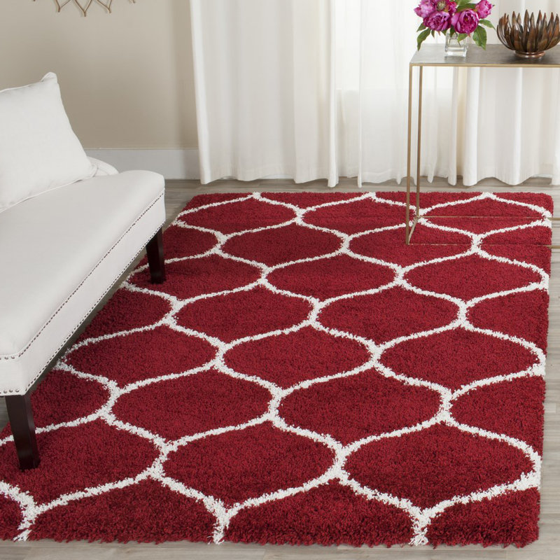 Tapis à poils longs Darrold Hudson, Rectangle 6 pi x 9 pi
