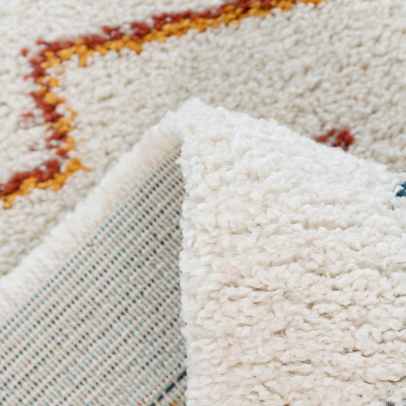 Donan Southwestern Shag Area Rug, Rectangle 120 x 170cm