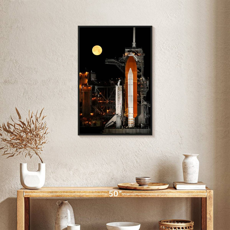 Navette de découverte, Cadre flottant noir, 21 po x 31 po