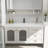 13.75" L x 20.25" W Bathroom Undermount Sink White Rectangle Porcelain Ceramic Lavatory Vanity Sink