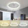 20" 7-Blade Dimmable Ceiling Fan with LED Light and Remote Control