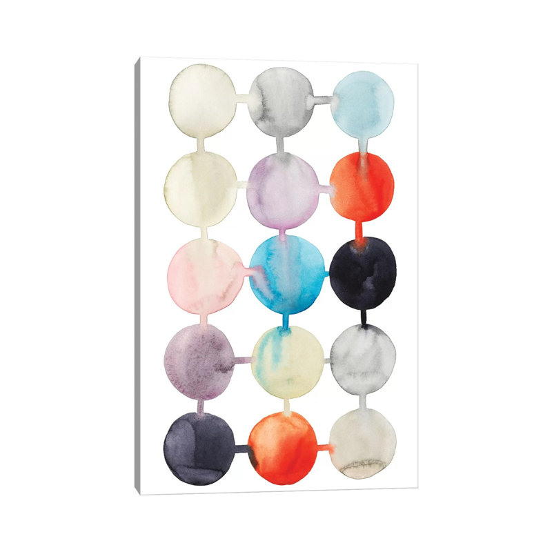 Connect The Dots I by Grace Popp - Wrapped Canvas Painting, 30.48cm H x 20.32cm W x 1.91cm D