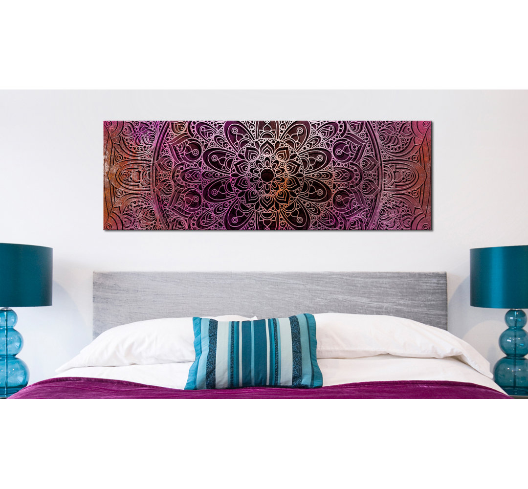 Leinwandbild - Mandala: Amethyst Energy